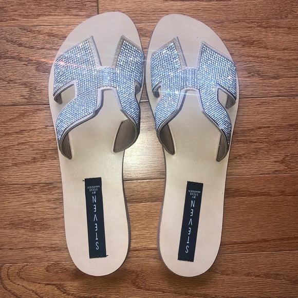 steve madden greece rhinestone sandals
